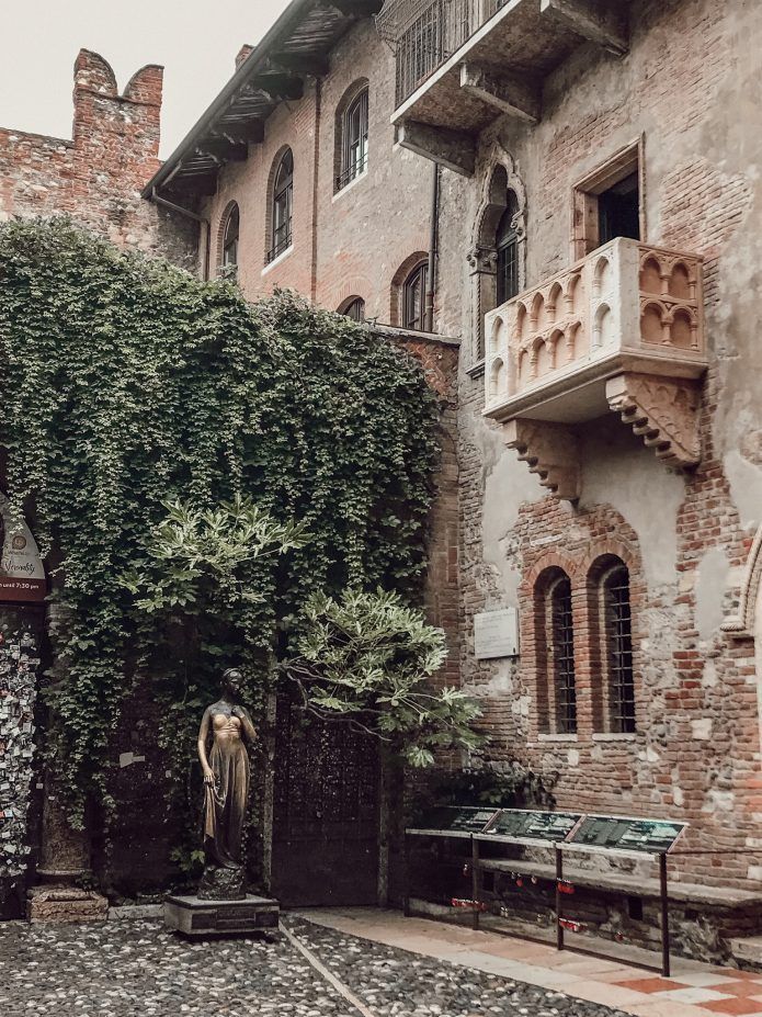 Museu Casa de Julieta, famoso em Verona por ter inspirado Shakespeare.